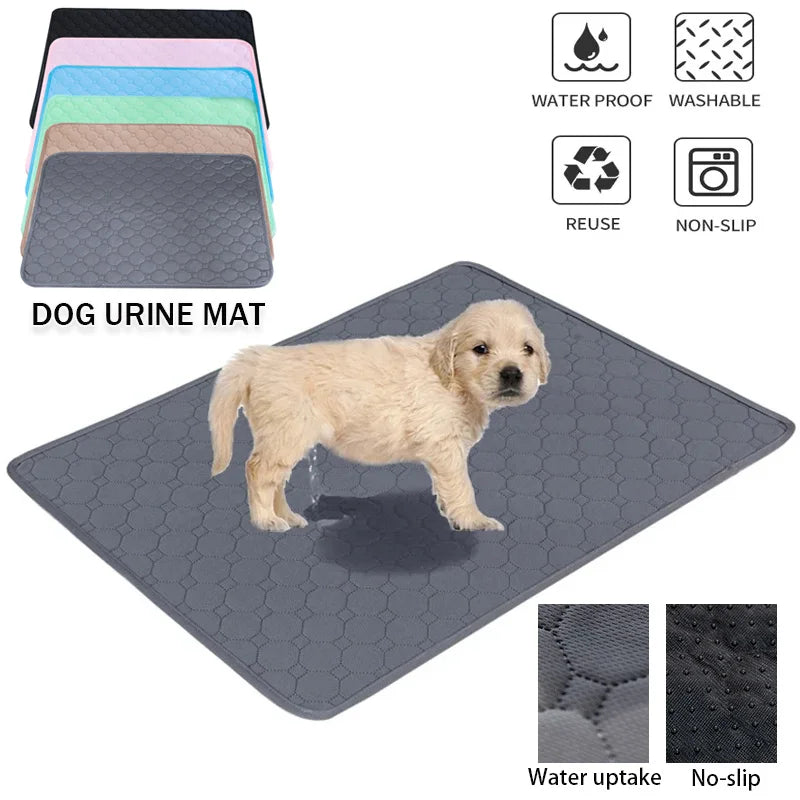 Dog Urine Pads Washable Reusable anti Slip Pet Pee Pad Puppy Training Pad Pet Bed Urine Mat for Car Seat Cover Pet Supplies
